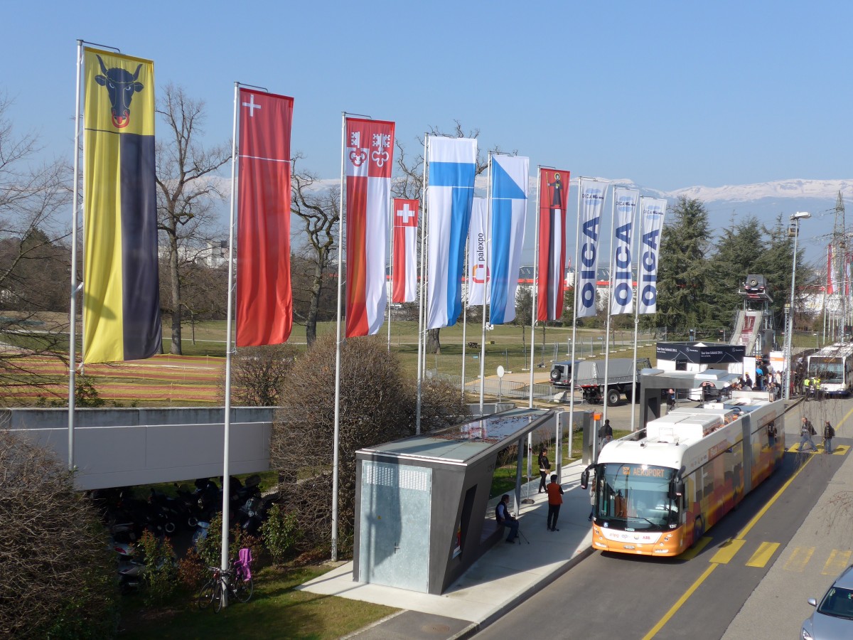 (149'202) - TPG Gen�ve - Nr. 1397/GE 960'867 - Hess/Hess TOSA am 9. M�rz 2014 in Gen�ve, Palexpo