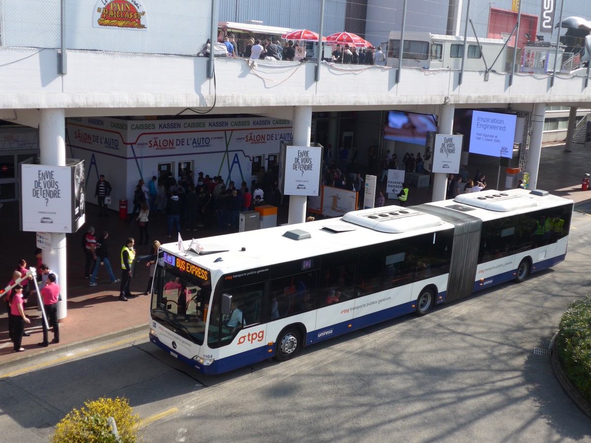 (149'203) - TPG Gen�ve - Nr. 1164/GE 960'914 - Mercedes am 9. M�rz 2014 in Gen�ve, Palexpo