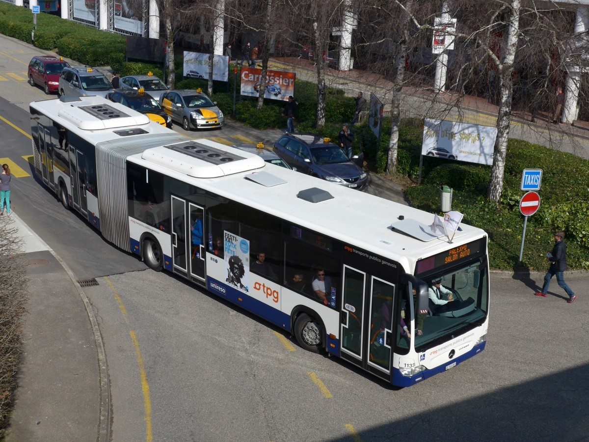 (149'214) - TPG Gen�ve - Nr. 1133/GE 960'883 - Mercedes am 9. M�rz 2014 in Gen�ve, Palexpo