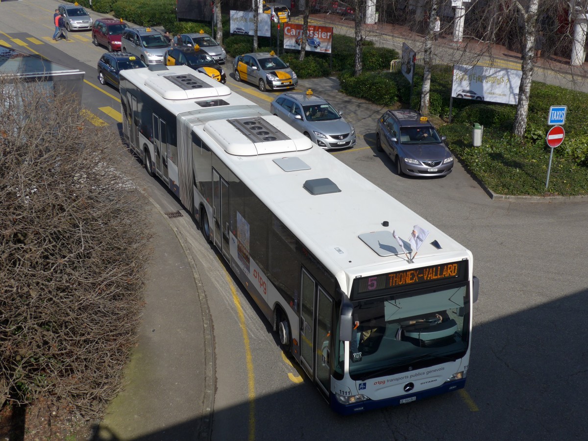 (149'220) - TPG Gen�ve - Nr. 1111/GE 960'861 - Mercedes am 9. M�rz 2014 in Gen�ve, Palexpo