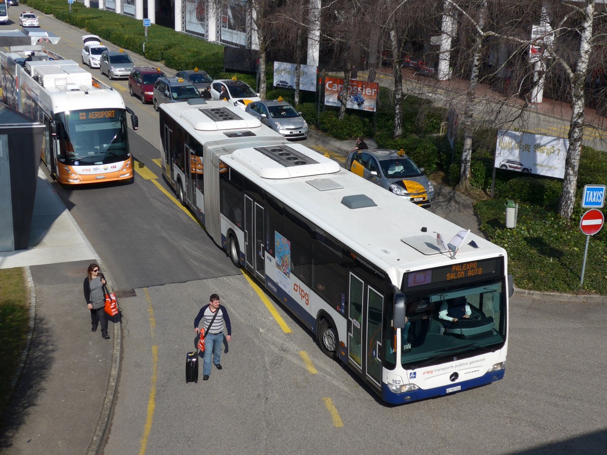 (149'223) - TPG Gen�ve - Nr. 162/GE 960'546 - Mercedes am 9. M�rz 2014 in Gen�ve, Palexpo