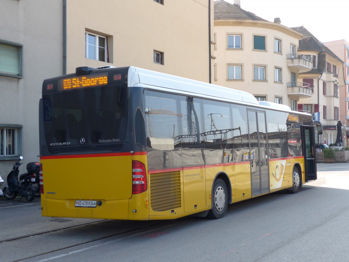 (149'234) - ARCC Aubonne - VD 478'934 - Mercedes am 9. M�rz 2014 beim Bahnhof Nyon