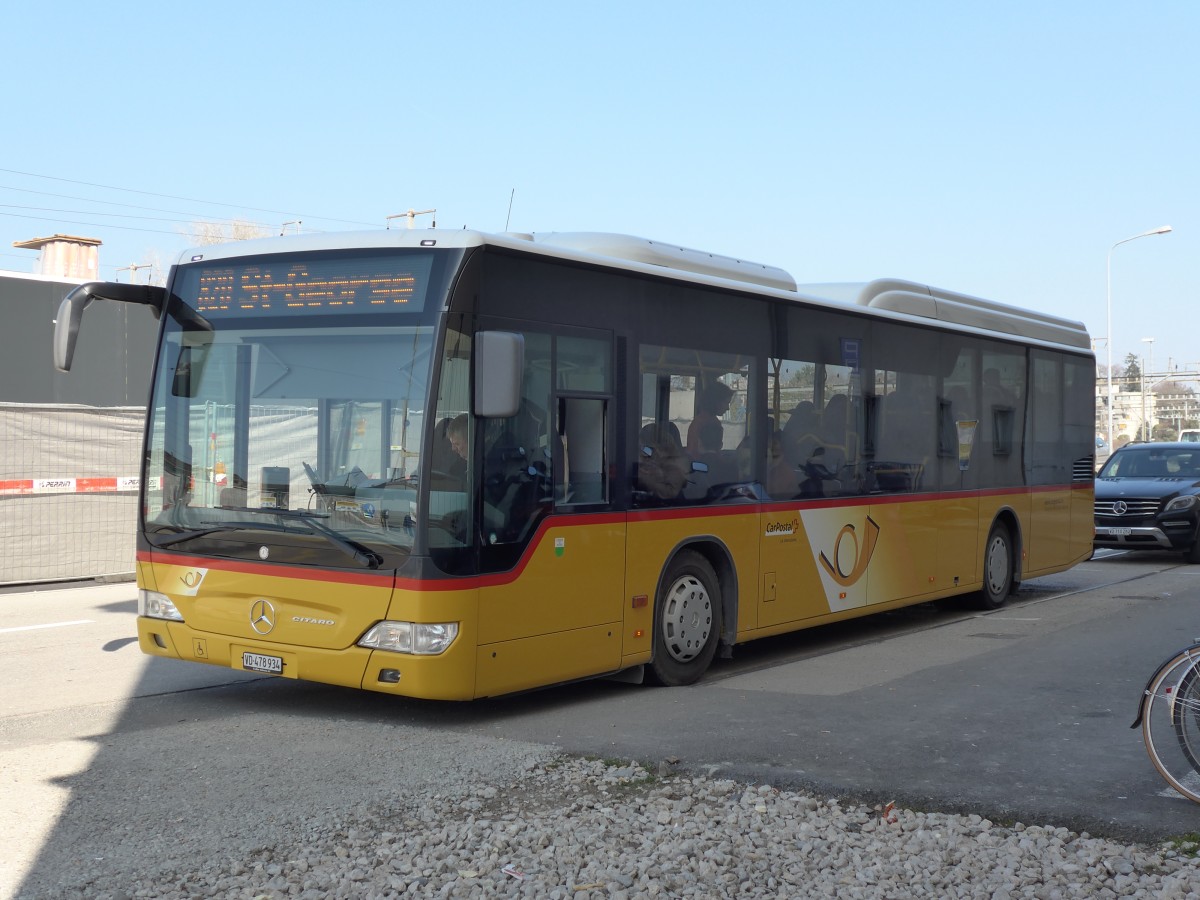 (149'235) - ARCC Aubonne - VD 478'934 - Mercedes am 9. M�rz 2014 beim Bahnhof Nyon
