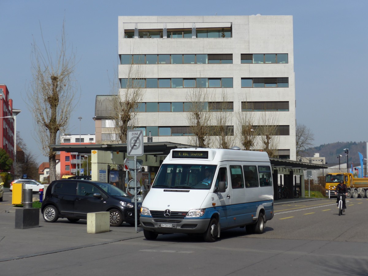 (149'462) - Limmat Bus, Dietikon - Nr. 28/ZH 726'128 - Mercedes am 31. M�rz 2014 beim Bahnhof Dietikon