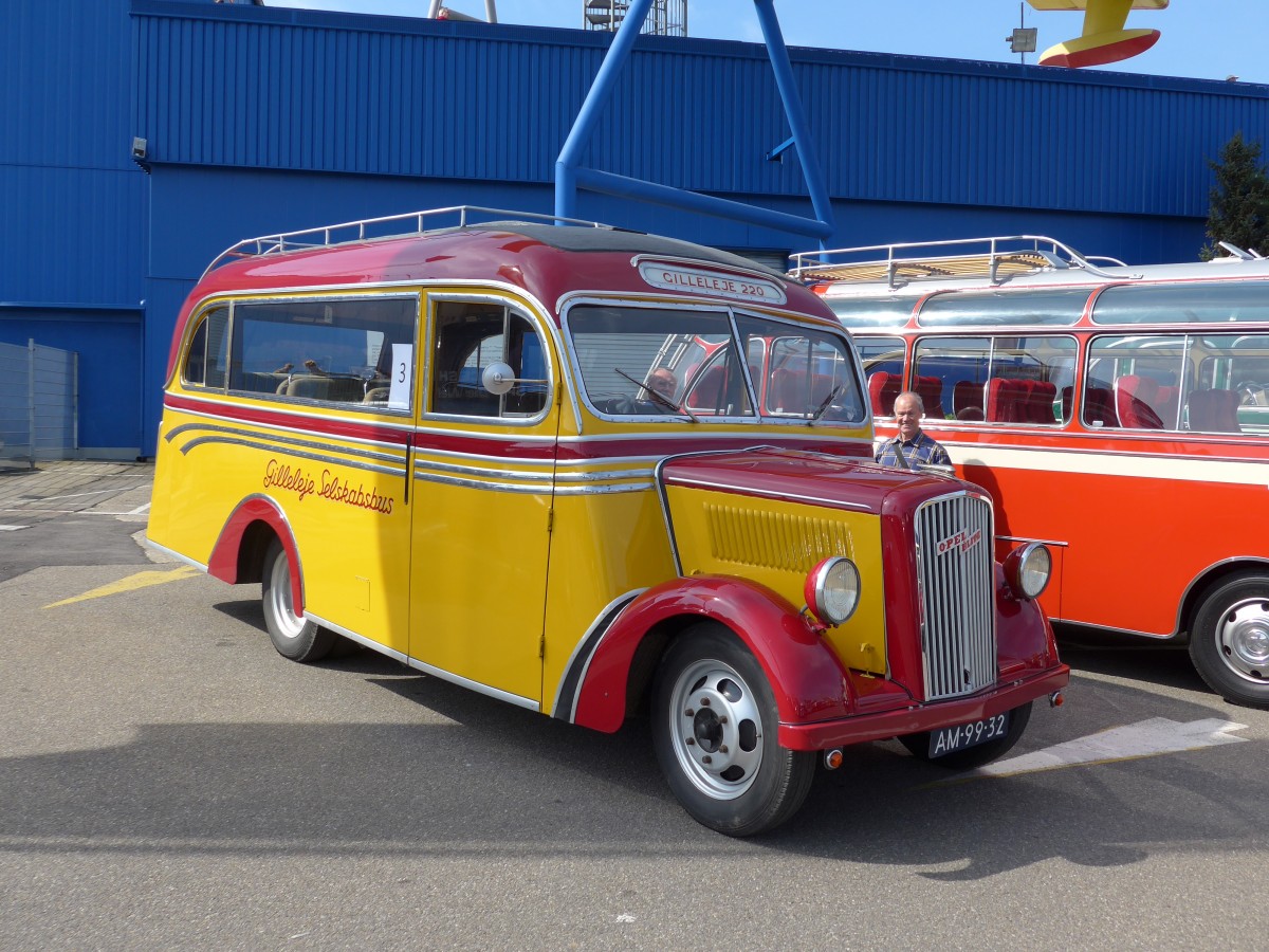(149'755) - Aus Holland: Spierings, Rijkevoort - AM-99-32 - Opel/Andreasen (ex S�rensen, DK-Gilleleje) am 25. April 2014 in Sinsheim, Museum