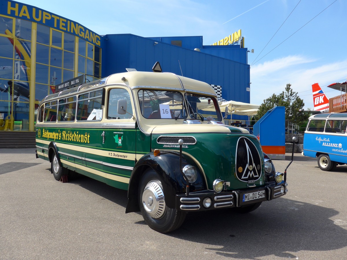 (149'785) - Aschemeyer, L�bbecke - MI-DI 54H - Magirus-Deutz am 25. April 2014 in Sinsheim, Museum