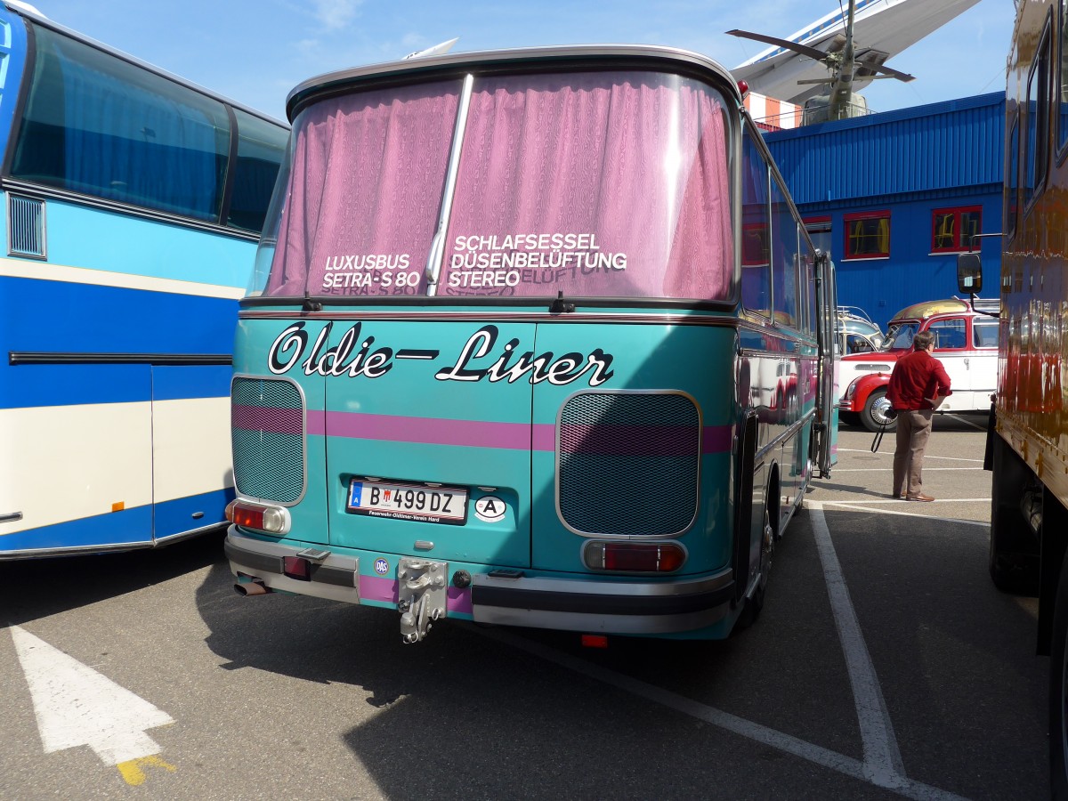 (149'820) - Aus Oesterreich: W�stner, Bezau - B 499 DZ - Setra am 25. April 2014 in Sinsheim, Museum