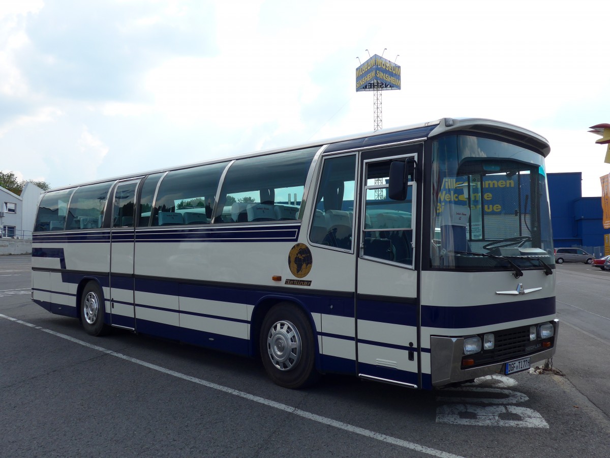 (150'091) - Anders, M�nchen - DGF-TI 77H - Neoplan am 25. April 2014 in Sinsheim, Museum