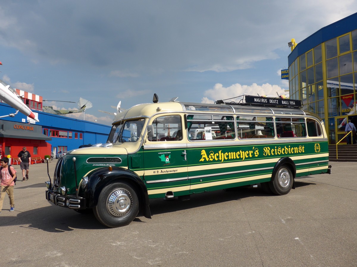 (150'104) - Aschemeyer, L�bbecke - MI-DI 54H - Magirus-Deutz am 25. April 2014 in Sinsheim, Museum