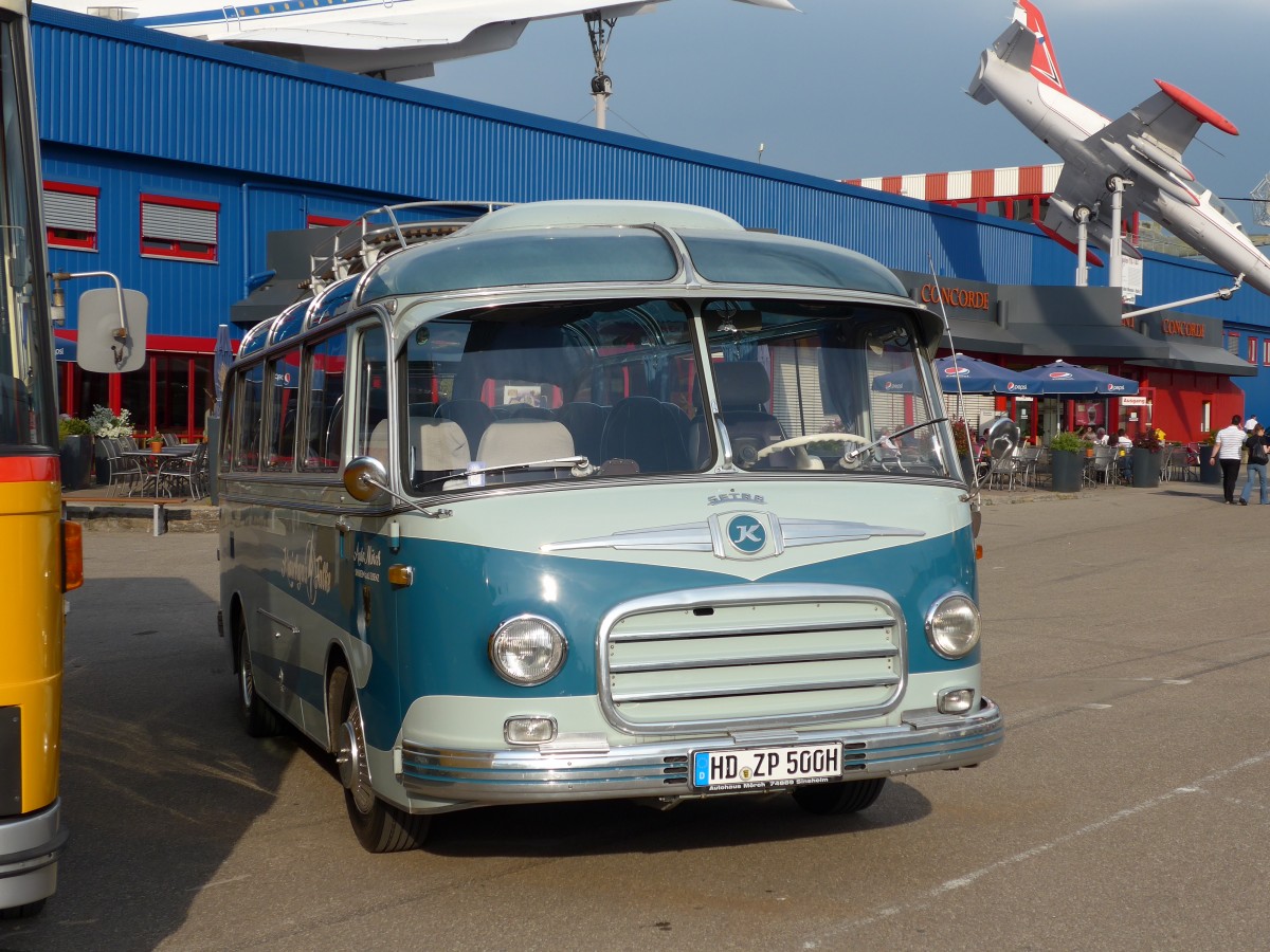 (150'114) - M�rch, Sinsheim - HD-ZP 500H - Setra am 25. April 2014 in Sinsheim, Museum