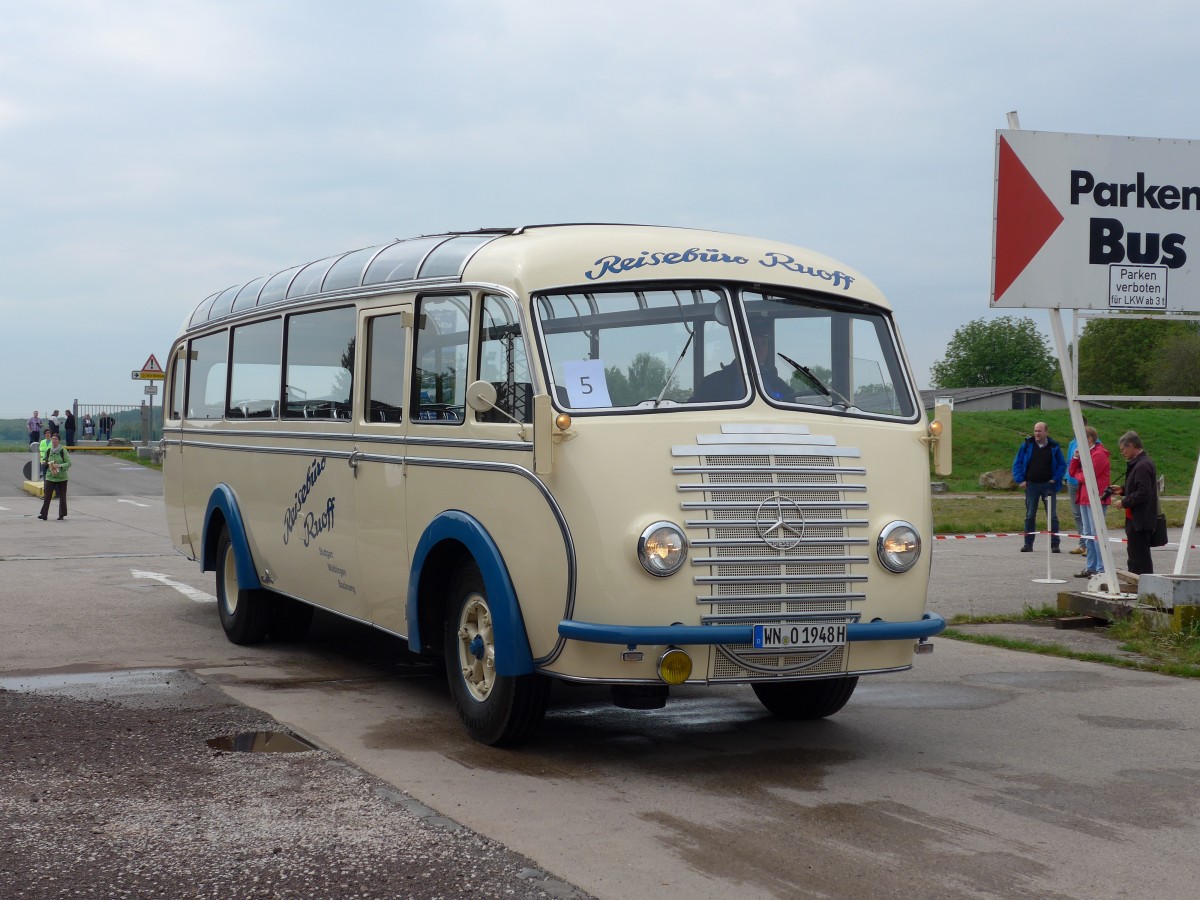 (150'165) - Ruoff, Stuttgart - WN-O 1948H - Mercedes/Auw�rter am 26. April 2014 in Speyer, Technik-Museum
