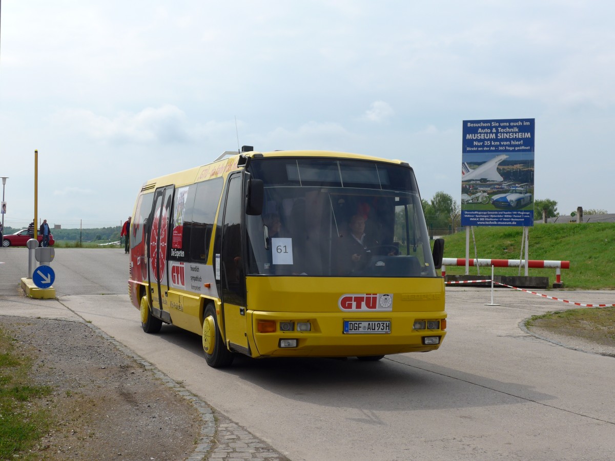 (150'211) - Auw�rter Museum, Stuttgart - DGF-AU 93H - Neoplan am 26. April 2014 in Speyer, Technik-Museum