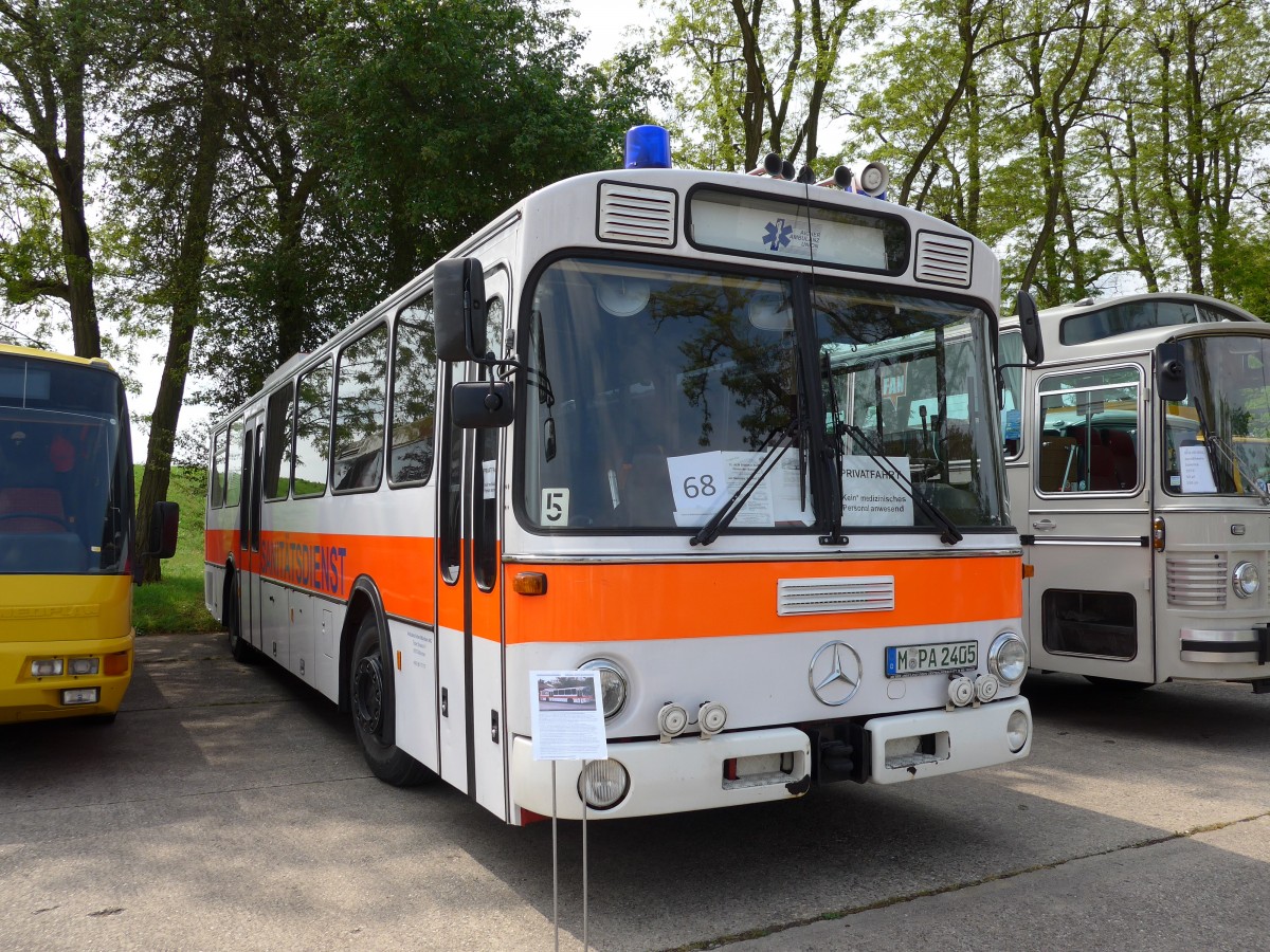 (150'212) - Ambulanz Aicher, M�nchen - M-PA 2405 - Mercedes am 26. April 2014 in Speyer, Technik-Museum