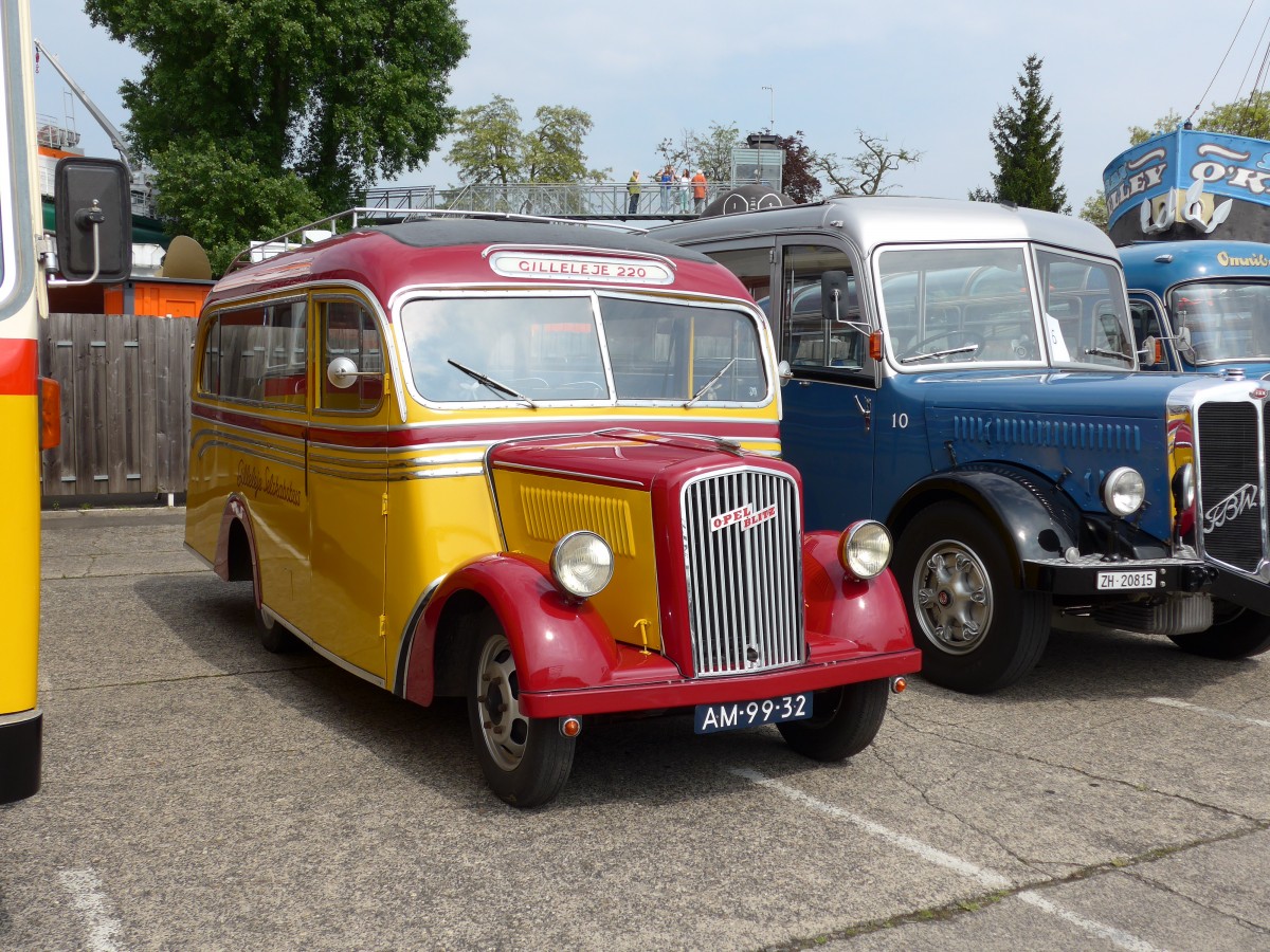 (150'272) - Aus Holland: Spierings, Rijkevoort - AM-99-32 - Opel/Andreasen (ex S�rensen, DK-Gilleleje) am 26. April 2014 in Speyer, Technik-Museum