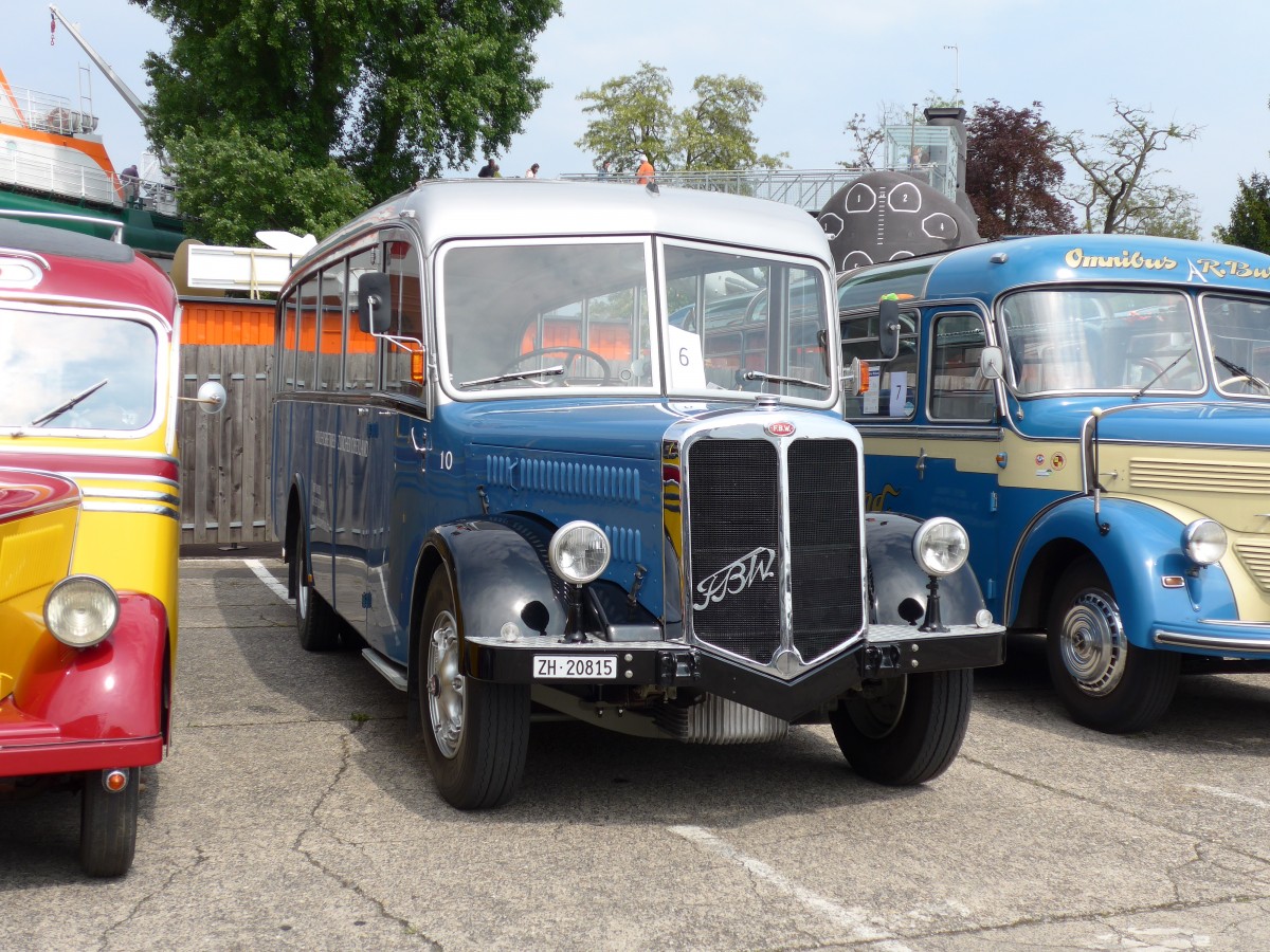 (150'273) - Aus der Schweiz: Murer, Jona - Nr. 10/ZH 20'815 - FBW/T�scher (ex VZO Gr�ningen Nr. 10; ex Richter, Z�rich; ex VZO Gr�ningen Nr. 10) am 26. April 2014 in Speyer, Technik-Museum