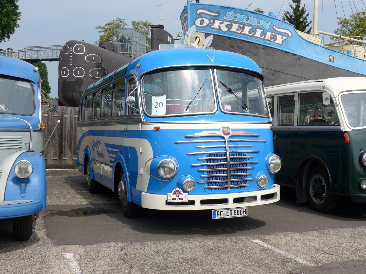 (150'277) - Eberhardt, Pforzheim - PF-ER 880H - B�ssing am 26. April 2014 in Speyer, Technik-Museum