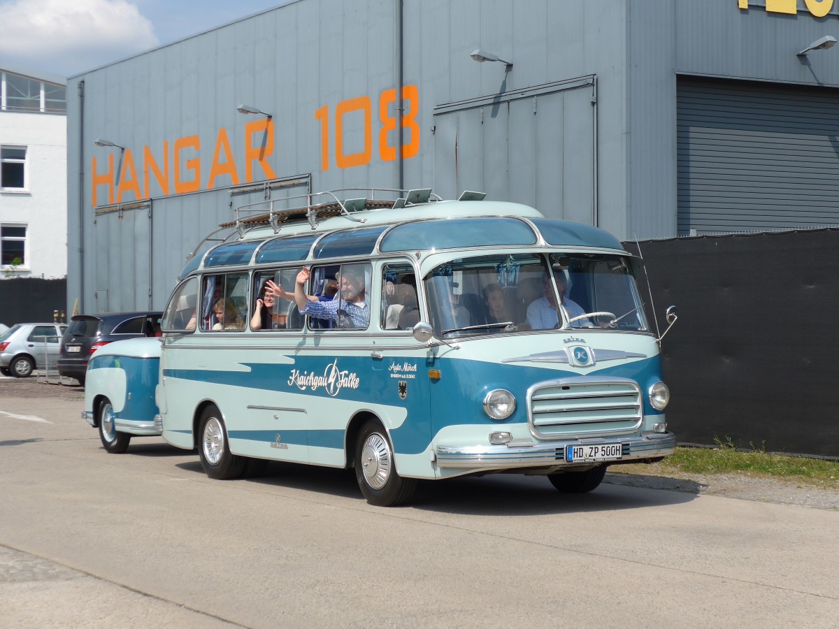 (150'441) - M�rch, Sinsheim - HD-ZP 500H - Setra am 26. April 2014 in Speyer, Technik-Museum