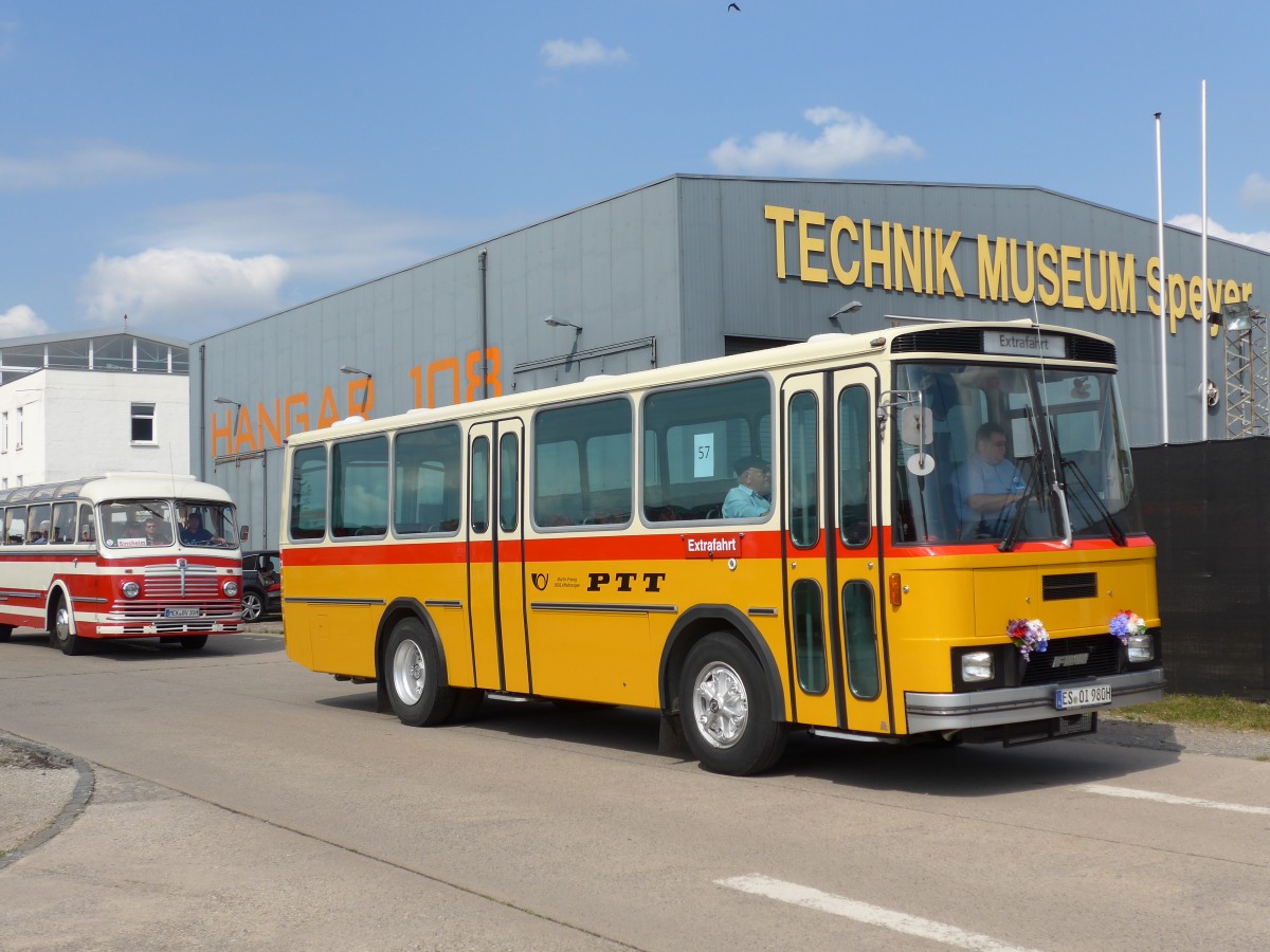 (150'465) - Krech, Aichwald - ES-OI 980H - FBW/T�scher (ex Preisig, Affeltrangen) am 26. April 2014 in Speyer, Technik-Museum