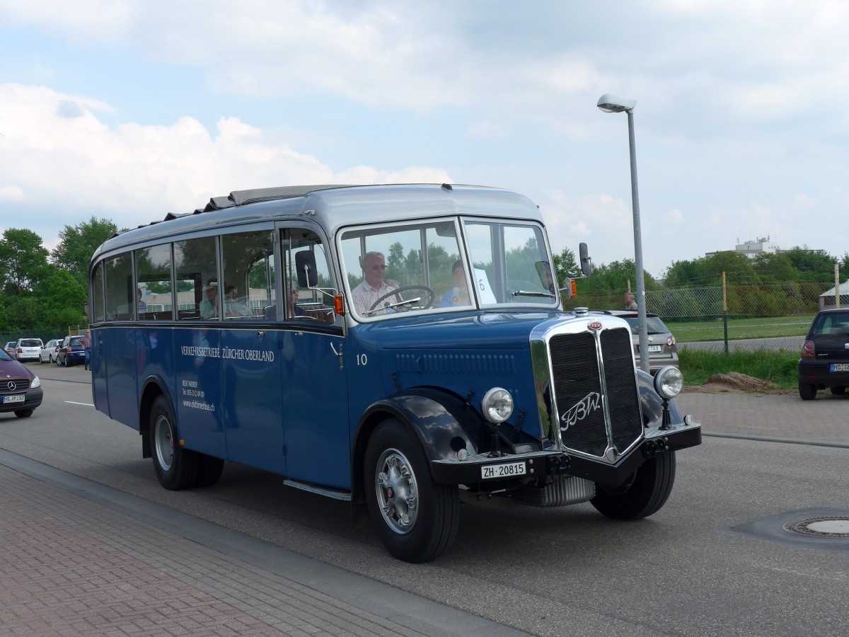 (150'474) - Aus der Schweiz: Murer, Jona - Nr. 10/ZH 20'815 - FBW/T�scher (ex VZO Gr�ningen Nr. 10; ex Richter, Z�rich; ex VZO Gr�ningen Nr. 10) am 26. April 2014 in Speyer, Technik-Museum