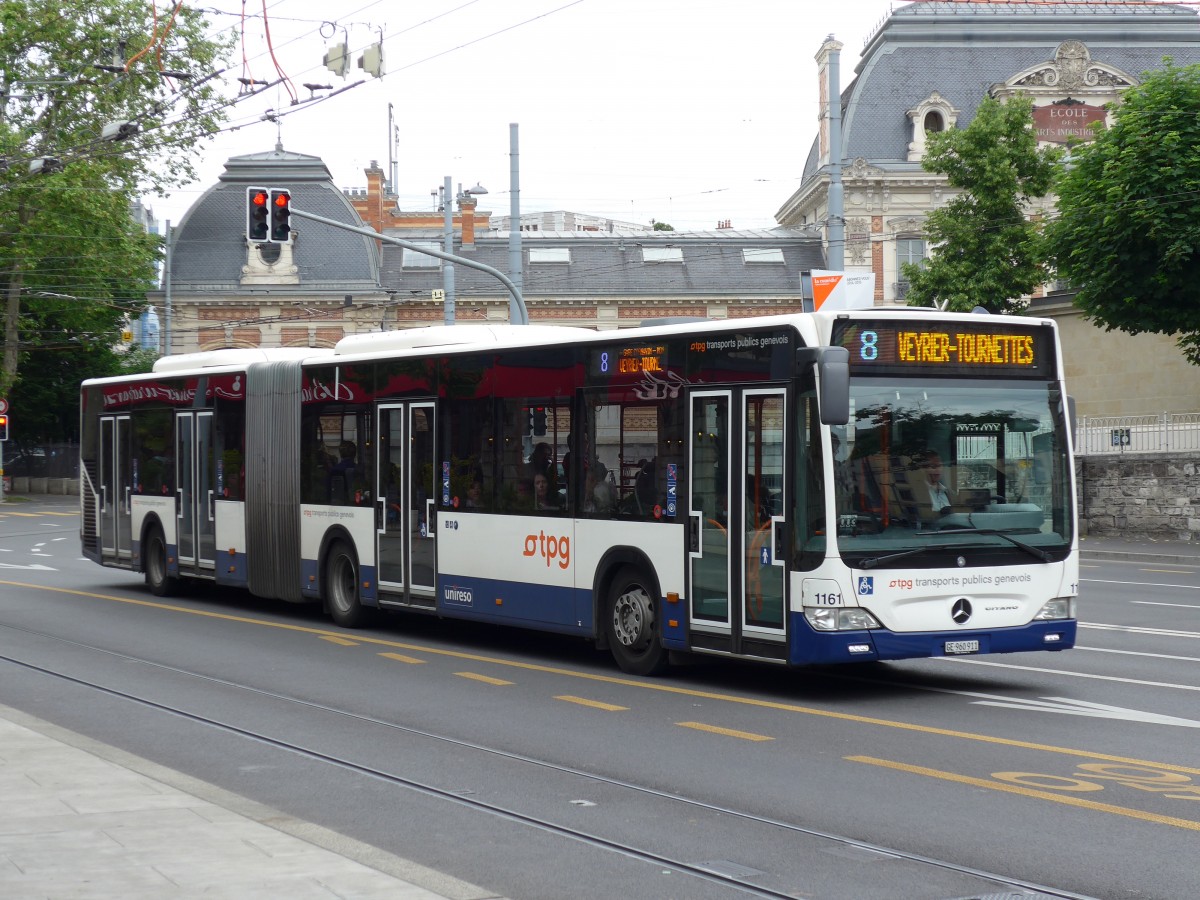 (150'792) - TPG Gen�ve - Nr. 1161/GE 960'911 - Mercedes am 26. Mai 2014 in Gen�ve, Place des Vingt-Deux-Cantons
