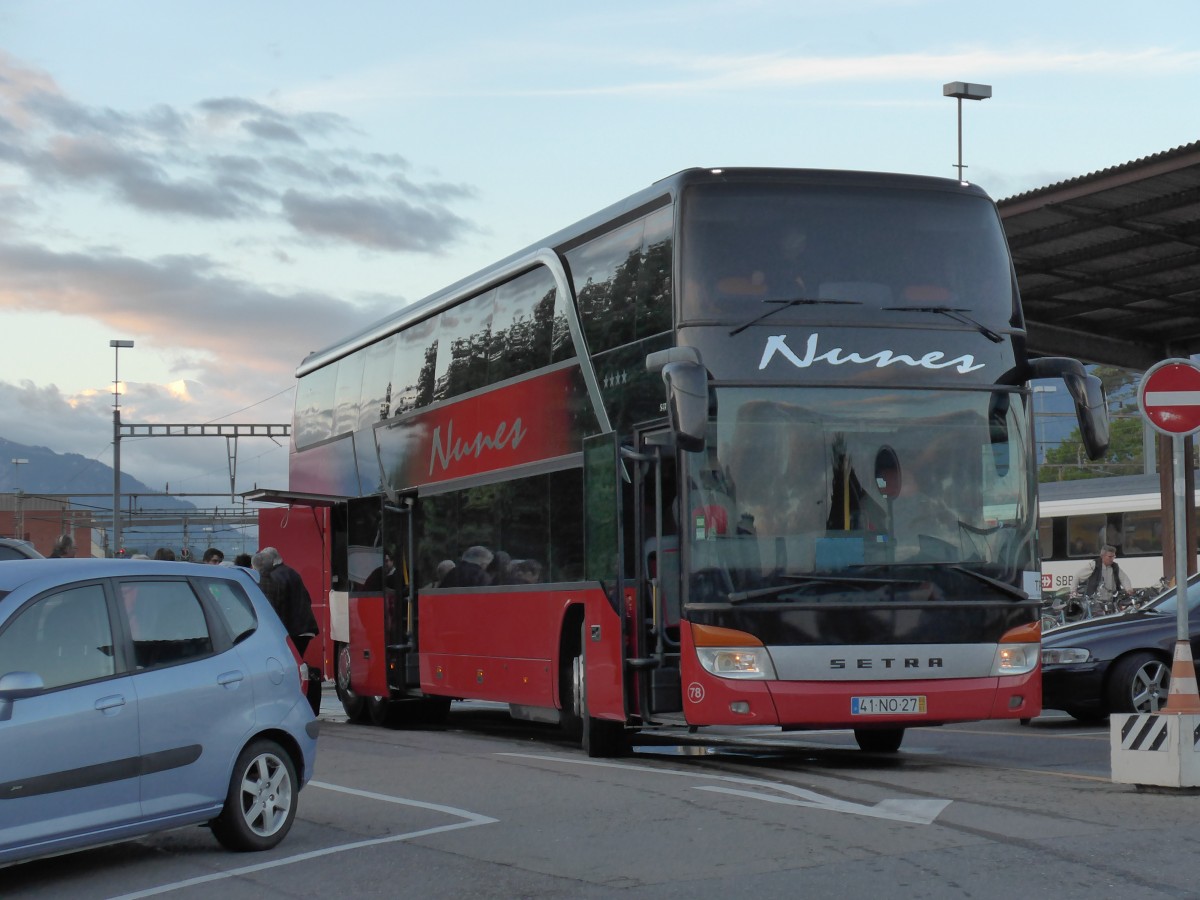 (151'227) - Aus Portugal: Nunes, P�voa de Lanhoso - Nr. 78/41-NO-27 - Setra am 5. Juni 2014 in Thun, CarTerminal