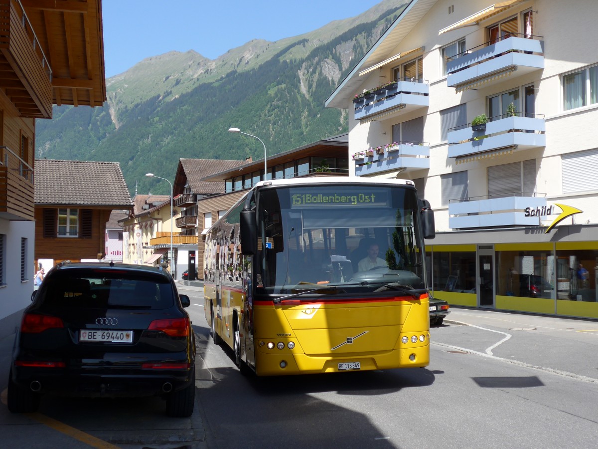 (151'293) - Fl�ck, Brinez - Nr. 5/BE 113'349 - Volvo (ex AVBB Schwanden) am 8. Juni 2014 in Brienz, Hauptstrasse