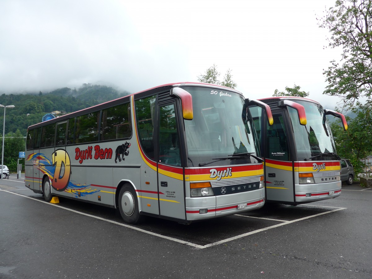 (152'015) - Dysli, Bern - Nr. 25/BE 147'160 - Setra (ex N�vermann, D-Mettmann) am 2. Juli 2014 in Thun, Seestrasse