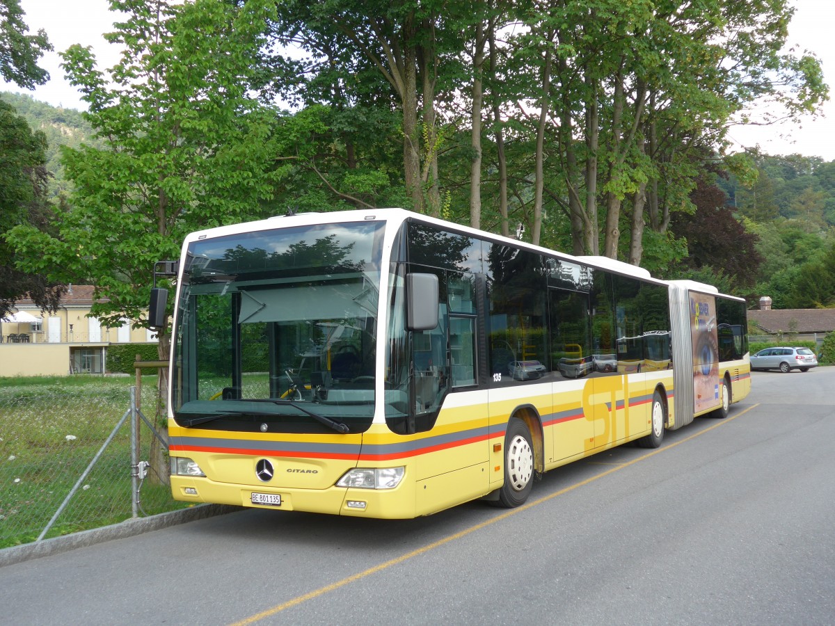 (153'510) - STI Thun - Nr. 135/BE 801'135 - Mercedes am 31. Juli 2014 bei der Schiffl�ndte Thun