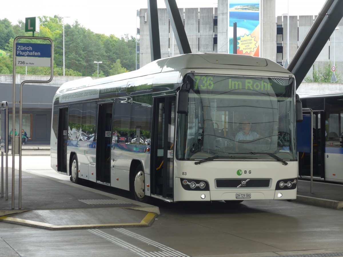 (153'611) - Welti-Furrer, Z�rich - Nr. 83/ZH 729'380 - Volvo am 4. August 2014 in Z�rich, Flughafen