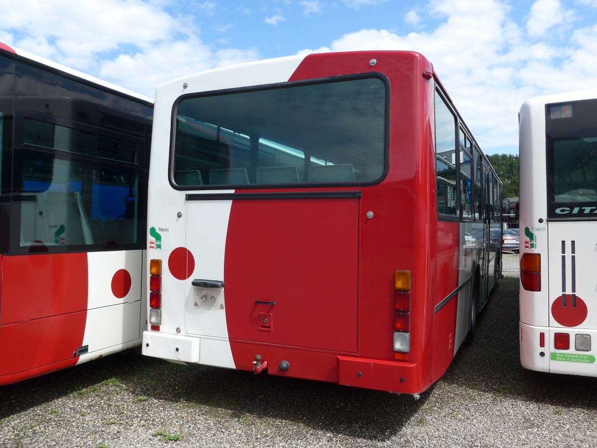 (153'629) - TPF Fribourg - Nr. 84 - Volvo/Lauber (ex GFM Fribourg Nr. 84) am 4. August 2014 in Kloten, EvoBus