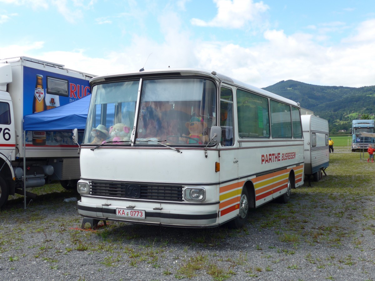 (153'792) - Aus Deutschland: Parthe - KA 0773 - Setra am 16. August 2014 in Altst�tten, Allmendplatz