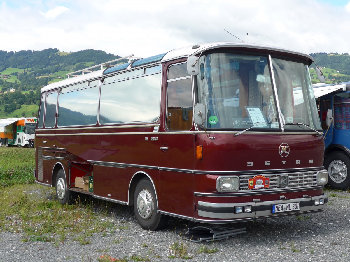 (153'797) - Aus Deutschland: Abele, Bad Windsheim - NEA-NL 80H - Setra am 16. August 2014 in Altst�tten, Allmendplatz