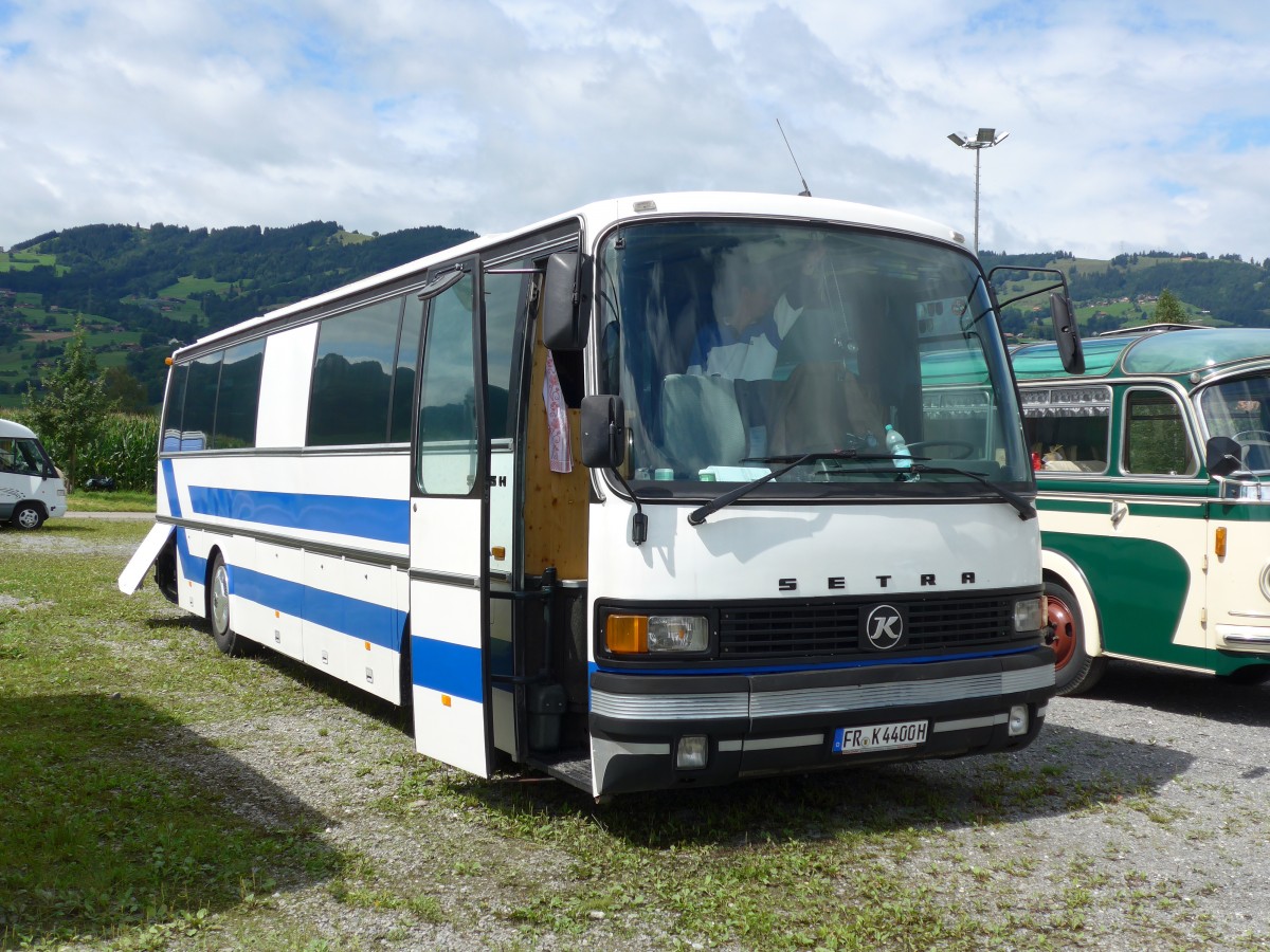 (153'825) - Aus Deutschland: Zimber, Umkirch - FR-K 4400H - Setra am 16. August 2014 in Altst�tten, Allmendplatz