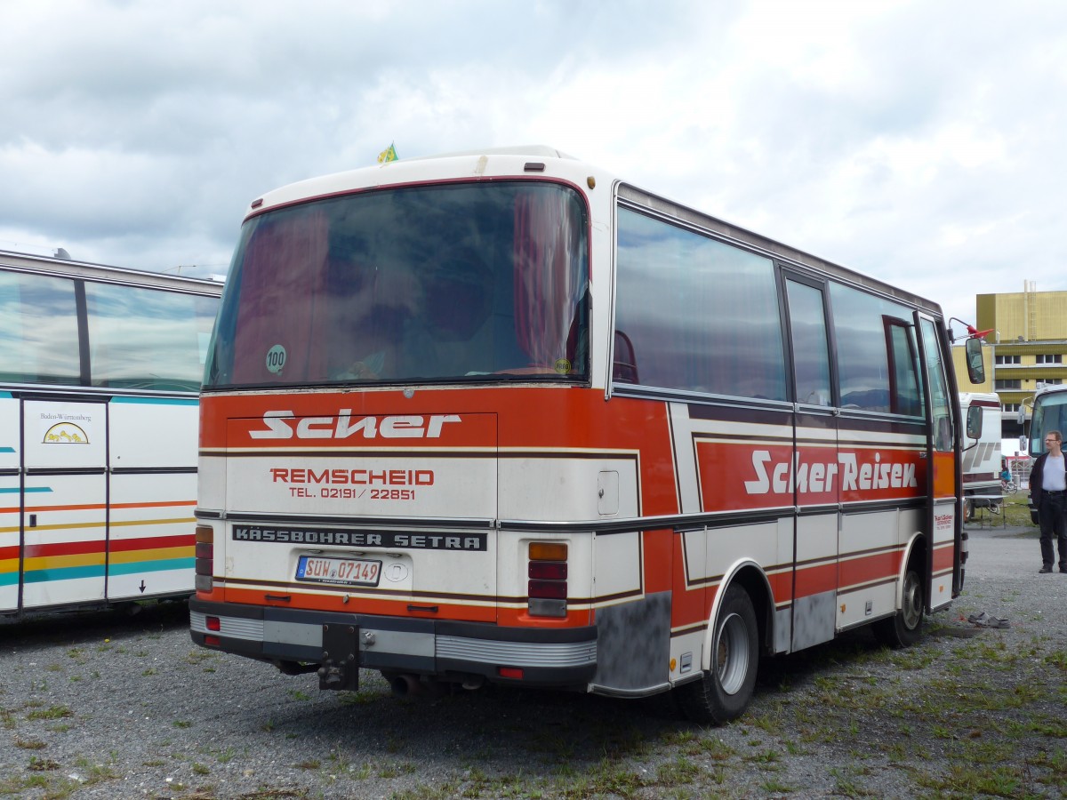 (153'848) - Aus Deutschland: Scher, Remsched - S�W 07'149 - Setra am 16. August 2014 in Altst�tten, Allmendplatz