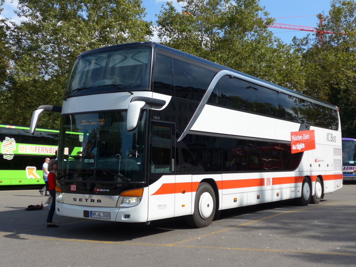 (154'359) - Aus Deutschland: Arzt, Neumarkt - NM-AL 3000 - Setra am 21. August 2014 in Z�rich, Sihlquai