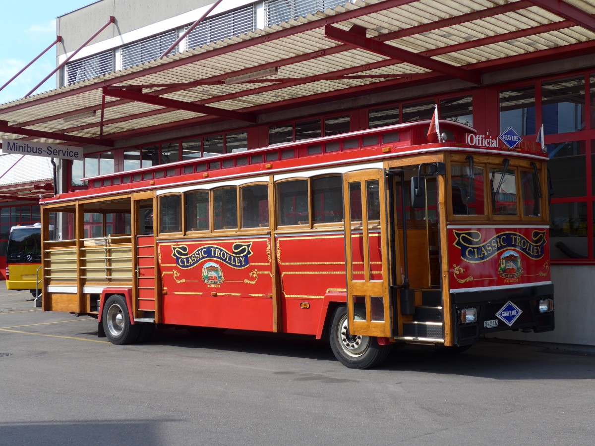(154'371) - Meier, Z�rich - ZH 425'832 - Classic Trolley am 21. August 2014 in Kloten, EvoBus