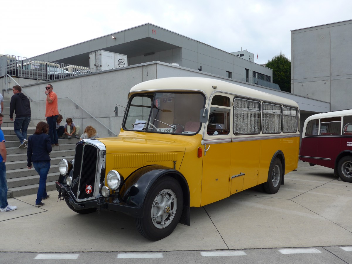 (154'473) - Pfeiffer, H�tten - GL 9959 - Berna/Regazzoni (ex Rieser, H�tten; ex Jelmorini, Tesserete; ex Malfanti, Sonvico) am 30. August 2014 in Oberkirch, CAMPUS Sursee