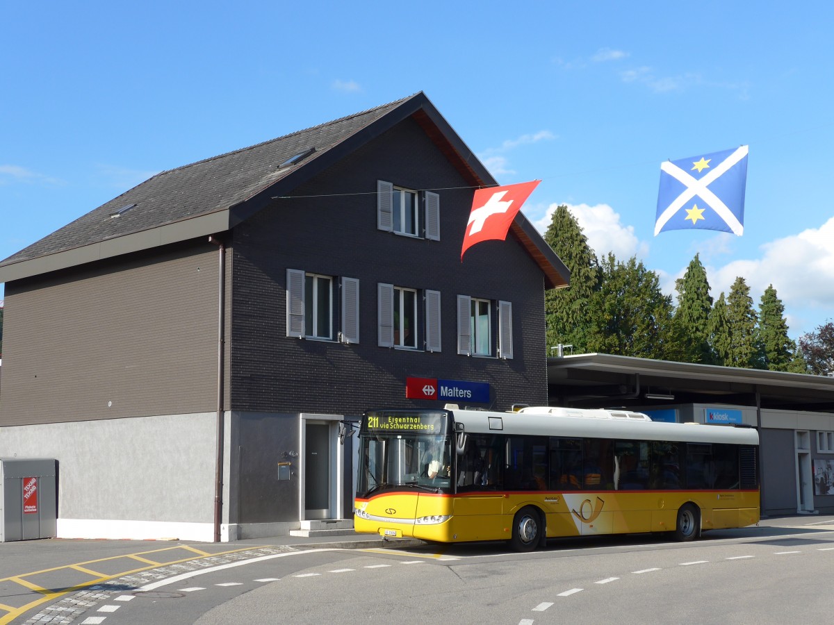(154'651) - Zurkirchen, Malters - Nr. 9/LU 15'694 - Solaris am 30. August 2014 beim Bahnhof Malters
