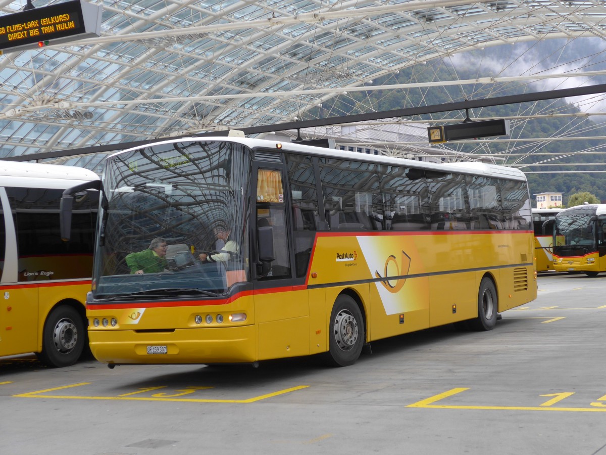 (154'916) - PostAuto Graub�nden - GR 159'307 - Neoplan (ex P 25'150) am 13. September 2014 in Chur, Postautostation