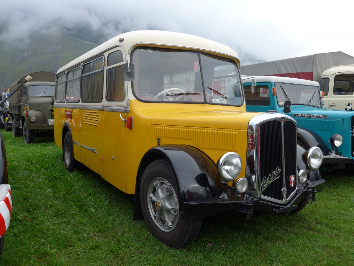 (154'942) - Pfeiffer, H�tten - GL 9959 - Berna/Regazzoni (ex Rieser, H�tten; ex Jelmorini, Tesserete; ex Malfanti, Sonvico) am 13. September 2014 in Chur, Waffenplatz