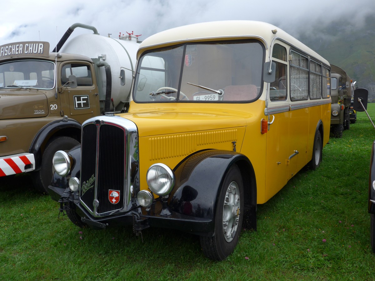 (154'943) - Pfeiffer, H�tten - GL 9959 - Berna/Regazzoni (ex Rieser, H�tten; ex Jelmorini, Tesserete; ex Malfanti, Sonvico) am 13. September 2014 in Chur, Waffenplatz