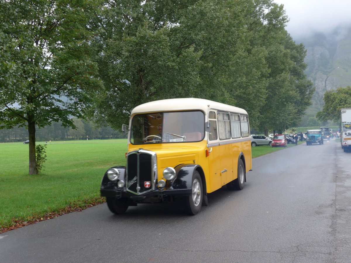 (154'995) - Pfeiffer, H�tten - GL 9959 - Berna/Regazzoni (ex Rieser, H�tten; ex Jelmorini, Tesserete; ex Malfanti, Sonvico) am 13. September 2014 in Chur, Waffenplatz