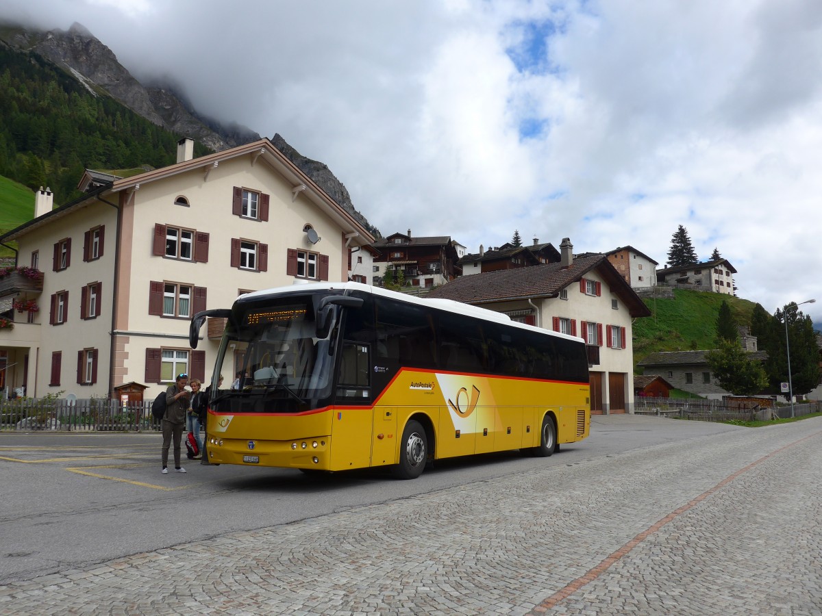 (155'154) - AutoPostale Ticino - TI 237'648 - Temsa am 13. September 2014 in Spl�gen, Dorf