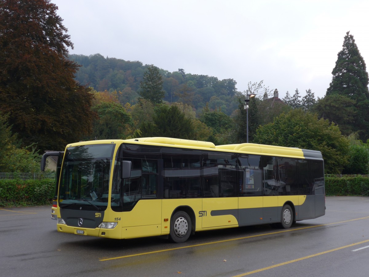 (155'583) - STI Thun - Nr. 154/BE 801'154 - Mercedes am 10. Oktober 2014 bei der Schiffl�ndte Thun