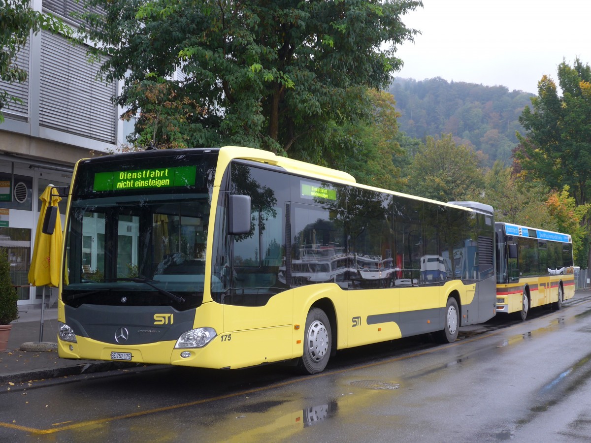 (155'589) - STI Thun - Nr. 175/BE 752'175 - Mercedes am 11. Oktober 2014 bei der Schiffl�ndte Thun