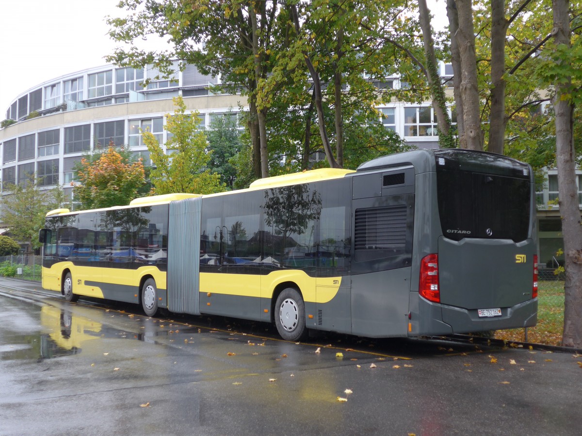 (155'695) - STI Thun - Nr. 162/BE 752'162 - Mercedes am 13. Oktober 2014 bei der Schiffl�ndte Thun