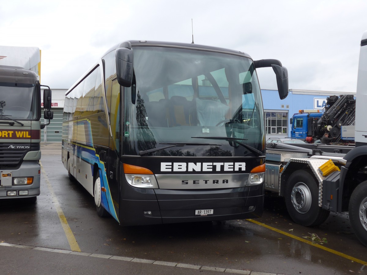 (155'909) - Ebneter, St. Gallen - AR 1397 - Setra am 22. Oktober 2014 in Wil, Larag
