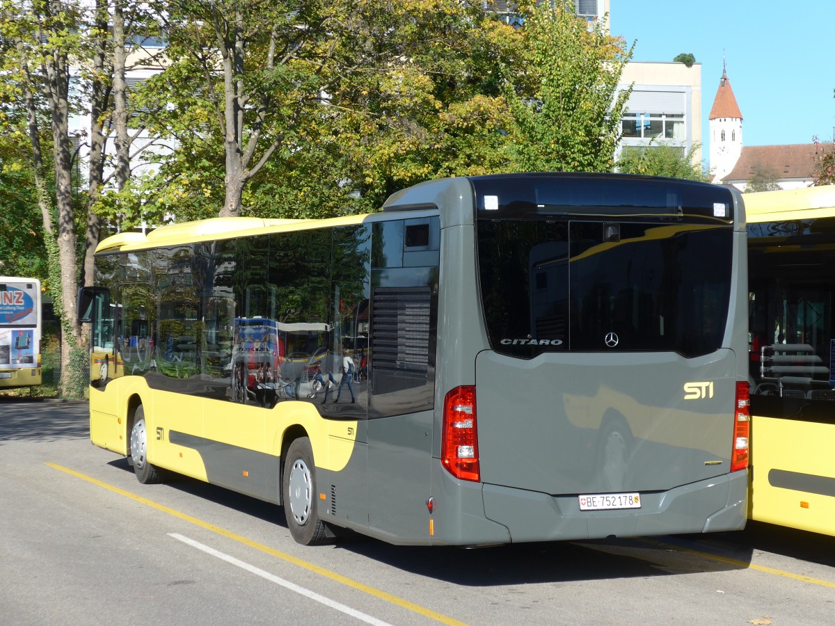 (155'952) - STI Thun - Nr. 178/BE 752'178 - Mercedes am 24. Oktober 2014 bei der Schiffl�ndte Thun