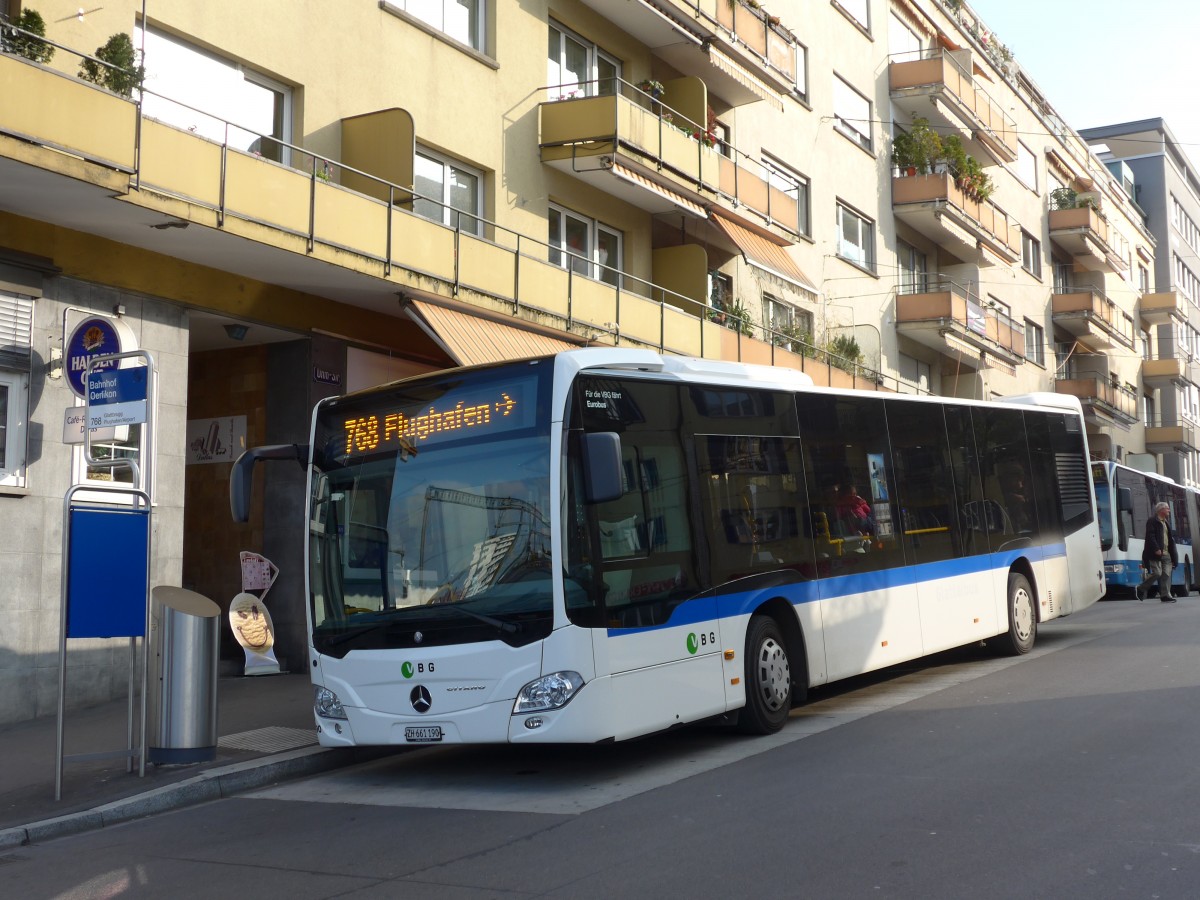 (156'275) - Welti-Furrer, Z�rich - Nr. 90/ZH 661'190 - Mercedes am 28. Oktober 2014 beim Bahnhof Z�rich-Oerlikon