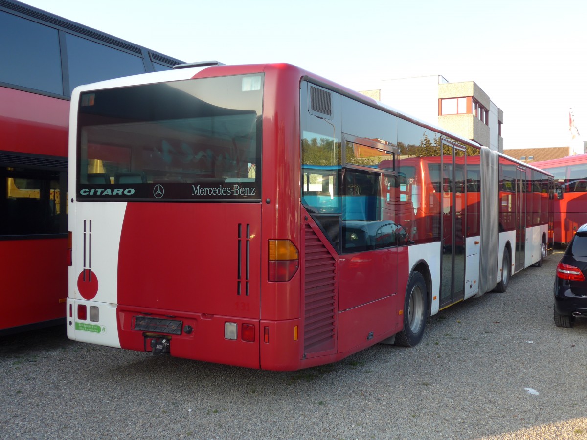(156'326) - VBL Luzern - Nr. 993 - Mercedes (ex TPF Fribourg Nr. 131) am 28. Oktober 2014 in Kloten, EvoBus